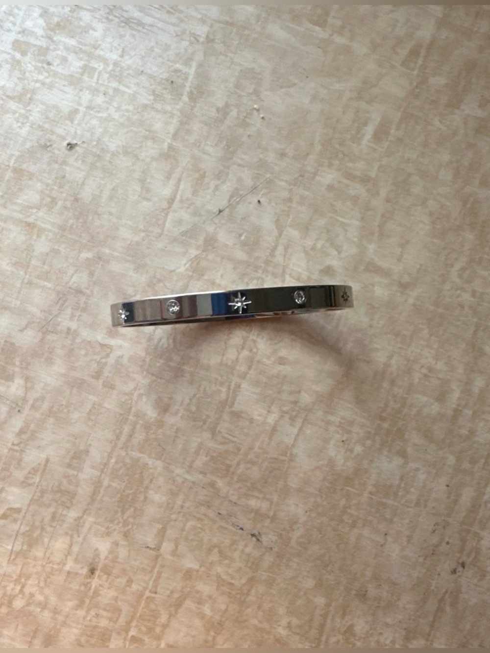 EVRY Jewels silver sparkle bangle
